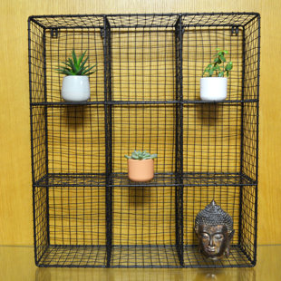 Wire mesh 2024 wall shelving